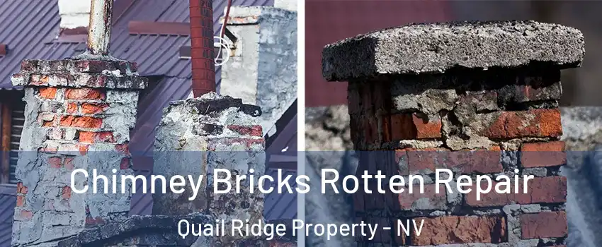 Chimney Bricks Rotten Repair Quail Ridge Property - NV