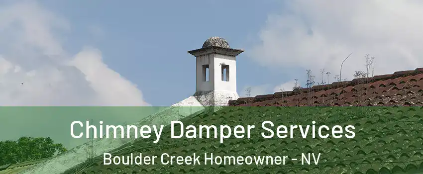 Chimney Damper Services Boulder Creek Homeowner - NV