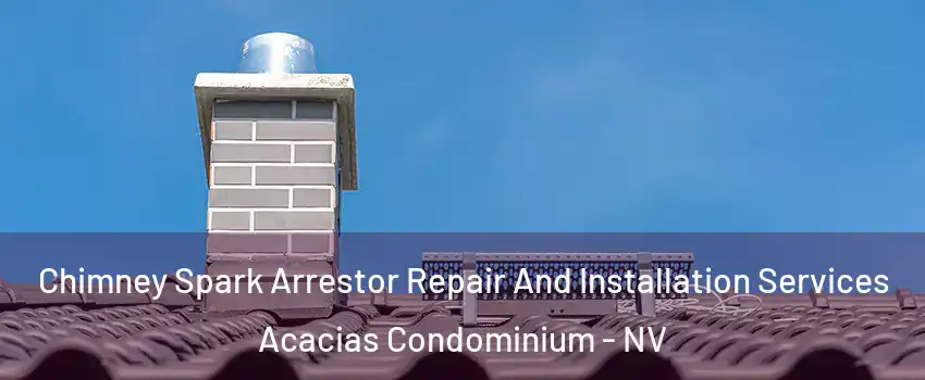 Chimney Spark Arrestor Repair And Installation Services Acacias Condominium - NV