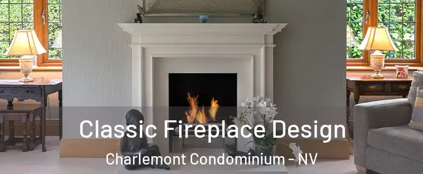 Classic Fireplace Design Charlemont Condominium - NV