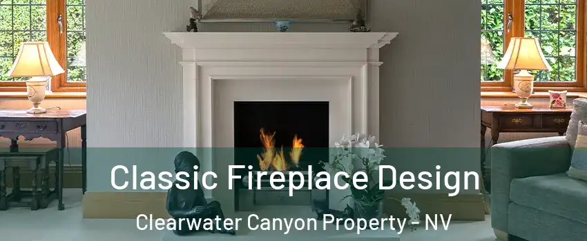 Classic Fireplace Design Clearwater Canyon Property - NV