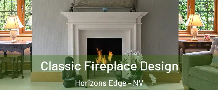 Classic Fireplace Design Horizons Edge - NV