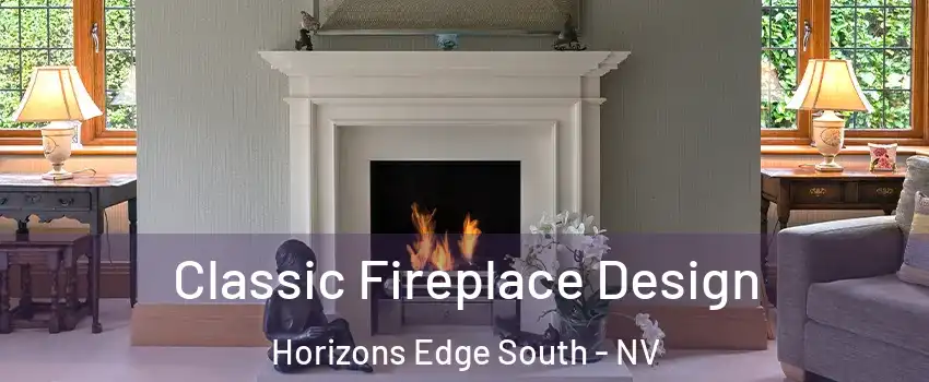 Classic Fireplace Design Horizons Edge South - NV