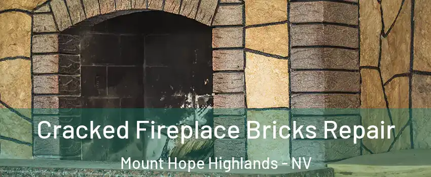 Cracked Fireplace Bricks Repair Mount Hope Highlands - NV