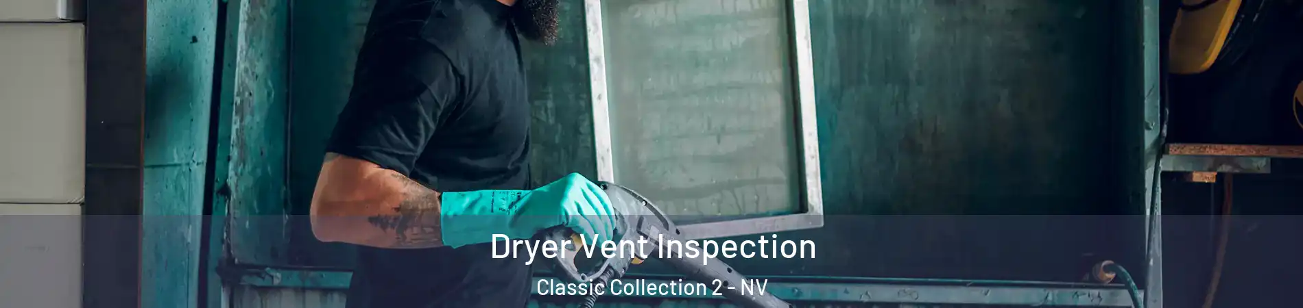 Dryer Vent Inspection Classic Collection 2 - NV