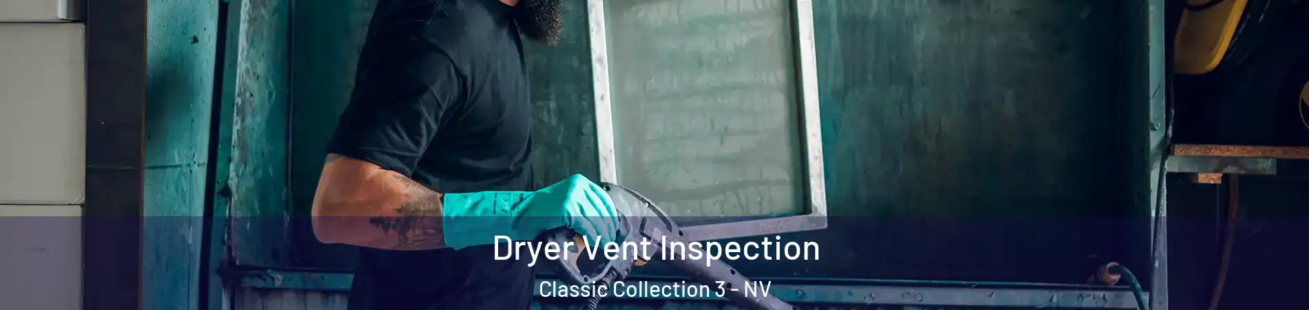 Dryer Vent Inspection Classic Collection 3 - NV