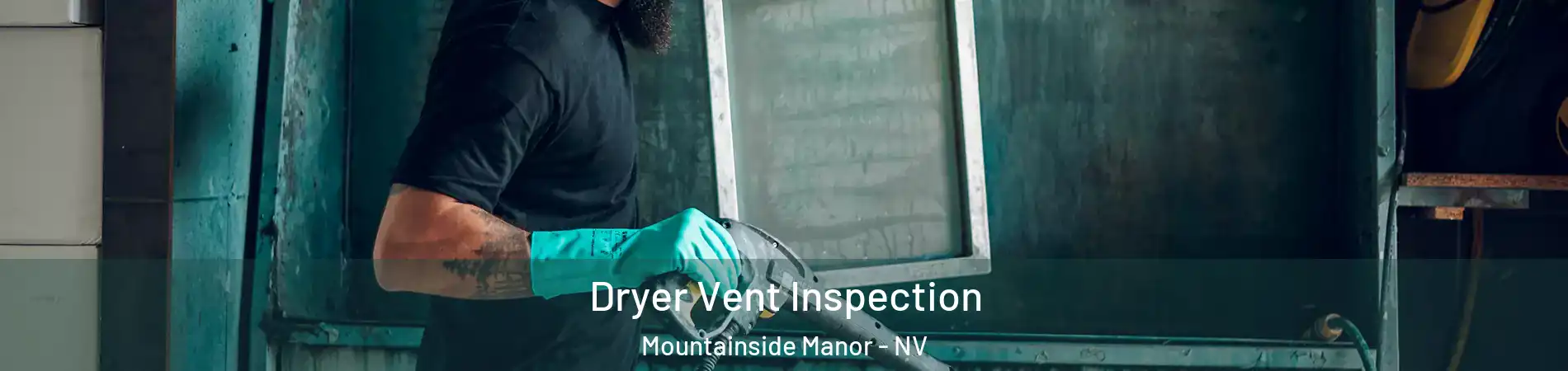 Dryer Vent Inspection Mountainside Manor - NV