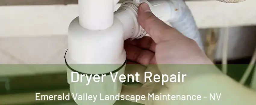 Dryer Vent Repair Emerald Valley Landscape Maintenance - NV