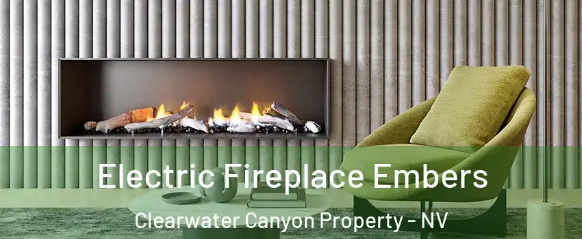 Electric Fireplace Embers Clearwater Canyon Property - NV