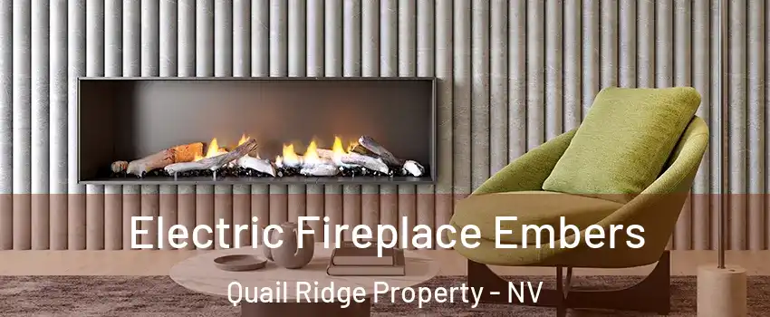 Electric Fireplace Embers Quail Ridge Property - NV