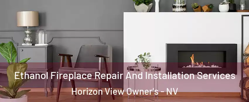 Ethanol Fireplace Repair And Installation Services Horizon View Owner's - NV