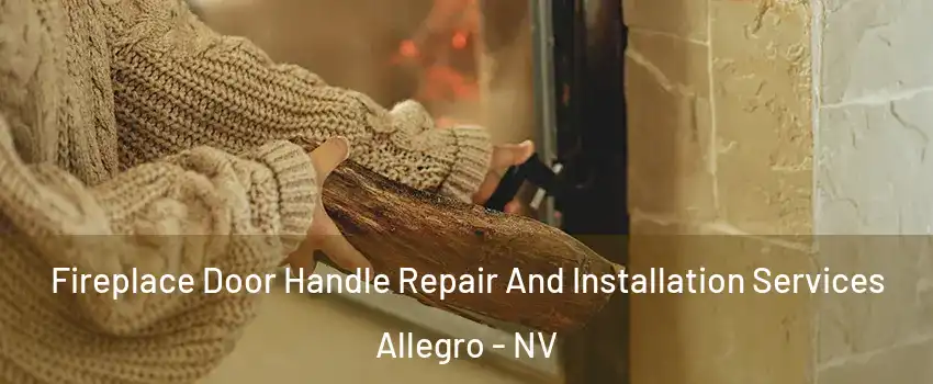 Fireplace Door Handle Repair And Installation Services Allegro - NV