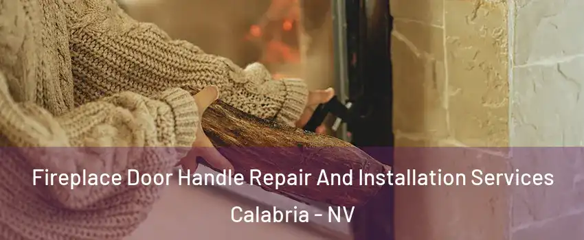 Fireplace Door Handle Repair And Installation Services Calabria - NV