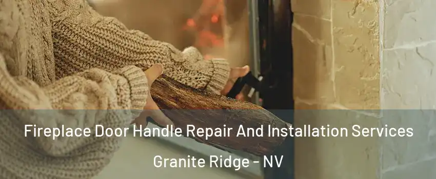 Fireplace Door Handle Repair And Installation Services Granite Ridge - NV