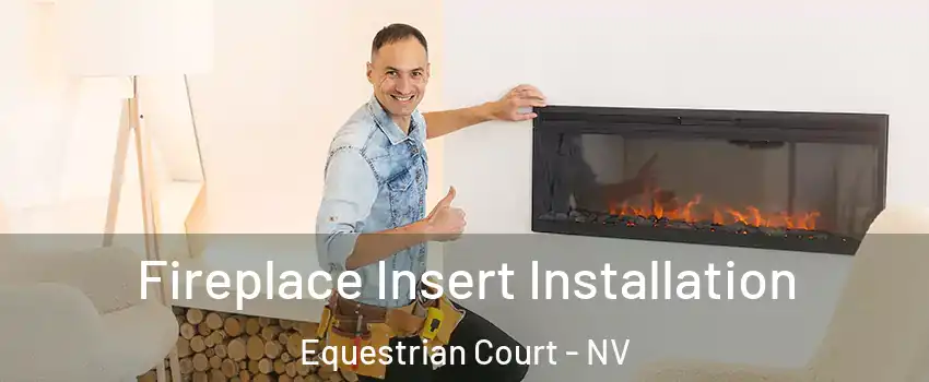 Fireplace Insert Installation Equestrian Court - NV