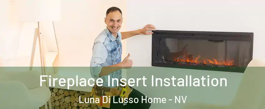 Fireplace Insert Installation Luna Di Lusso Home - NV