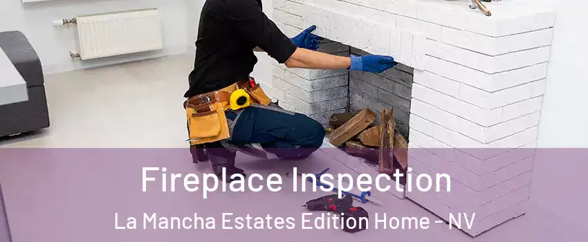 Fireplace Inspection La Mancha Estates Edition Home - NV