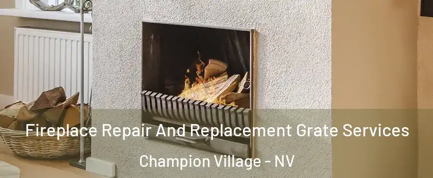 Fireplace Repair And Replacement Grate Services Champion Village - NV