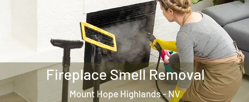 Fireplace Smell Removal Mount Hope Highlands - NV