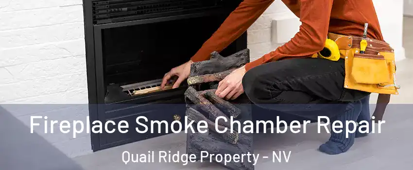 Fireplace Smoke Chamber Repair Quail Ridge Property - NV