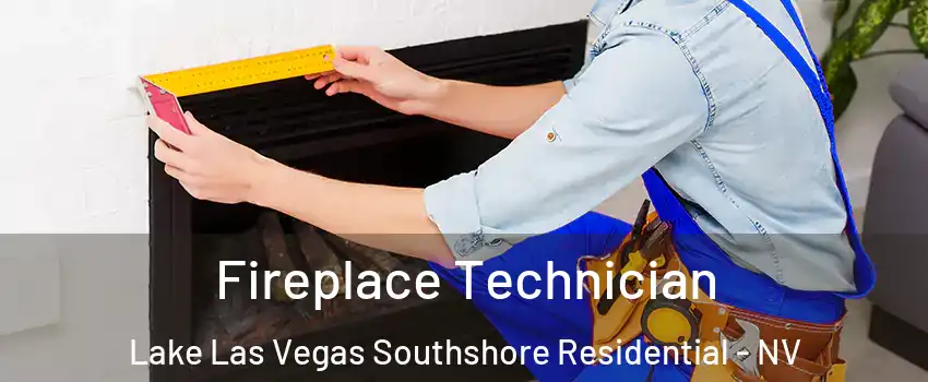 Fireplace Technician Lake Las Vegas Southshore Residential - NV