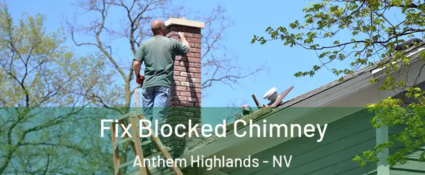 Fix Blocked Chimney Anthem Highlands - NV