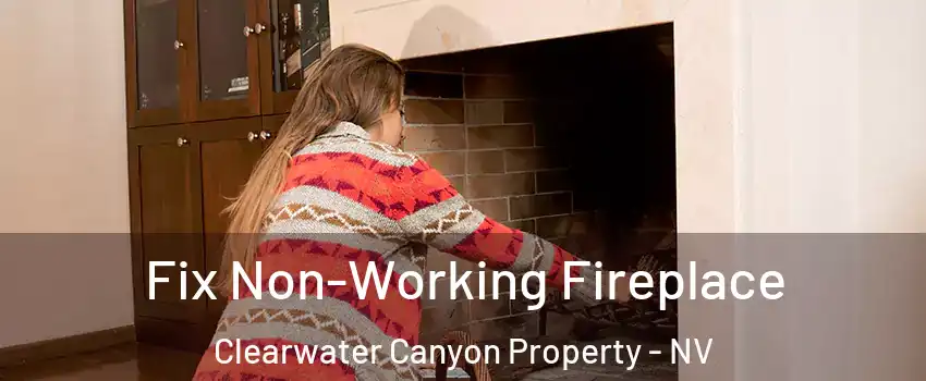 Fix Non-Working Fireplace Clearwater Canyon Property - NV