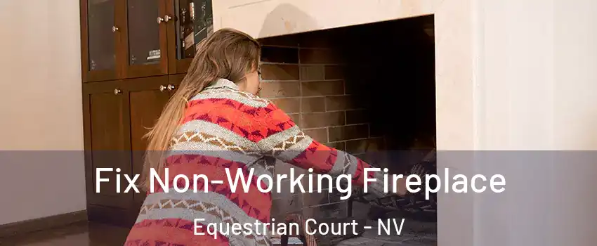 Fix Non-Working Fireplace Equestrian Court - NV