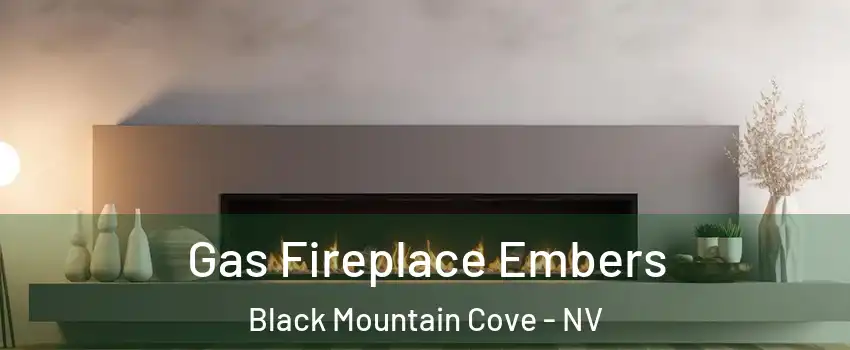 Gas Fireplace Embers Black Mountain Cove - NV