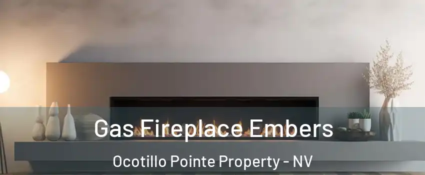 Gas Fireplace Embers Ocotillo Pointe Property - NV