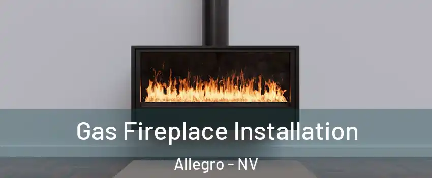 Gas Fireplace Installation Allegro - NV