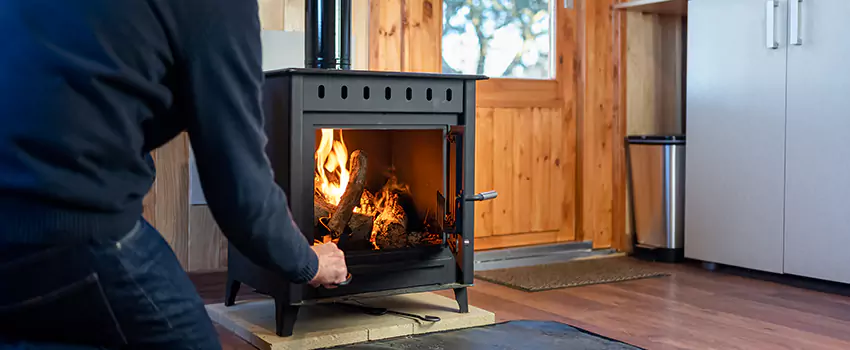 Open Hearth Wood Fireplace Installation in Eaglecrest Townhomes, NV