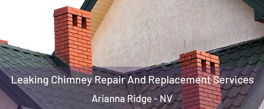 Leaking Chimney Repair And Replacement Services Arianna Ridge - NV