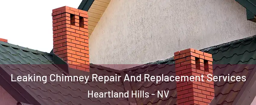 Leaking Chimney Repair And Replacement Services Heartland Hills - NV