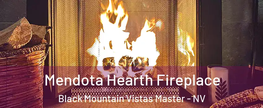 Mendota Hearth Fireplace Black Mountain Vistas Master - NV