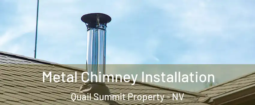 Metal Chimney Installation Quail Summit Property - NV