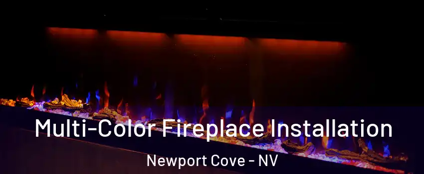 Multi-Color Fireplace Installation Newport Cove - NV