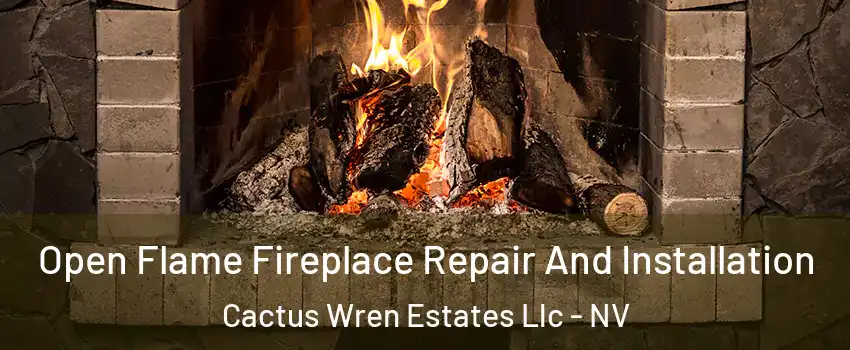 Open Flame Fireplace Repair And Installation Cactus Wren Estates Llc - NV