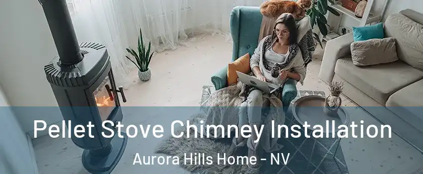 Pellet Stove Chimney Installation Aurora Hills Home - NV