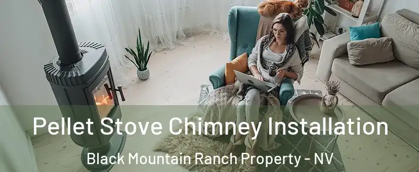 Pellet Stove Chimney Installation Black Mountain Ranch Property - NV