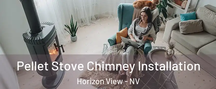 Pellet Stove Chimney Installation Horizon View - NV