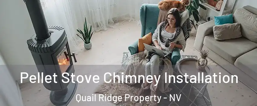 Pellet Stove Chimney Installation Quail Ridge Property - NV