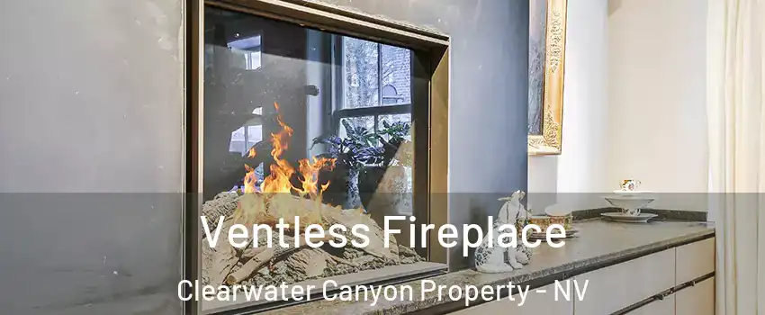 Ventless Fireplace Clearwater Canyon Property - NV